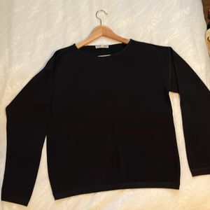 Emporio Armani crew neck men’s black sweater -size 36